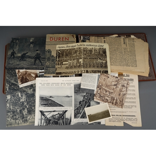 76 - Two original WW2 RAF photo albums taken in Germany in 1945 by Sgt D Richards of 5488K Mobile Signals... 