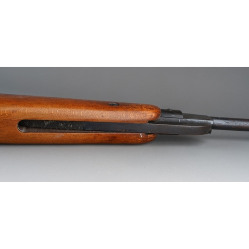 79 - A Webley and Scott Falcon .22 break barrel air rifle, no visible serial no., overall length 105cm pu... 