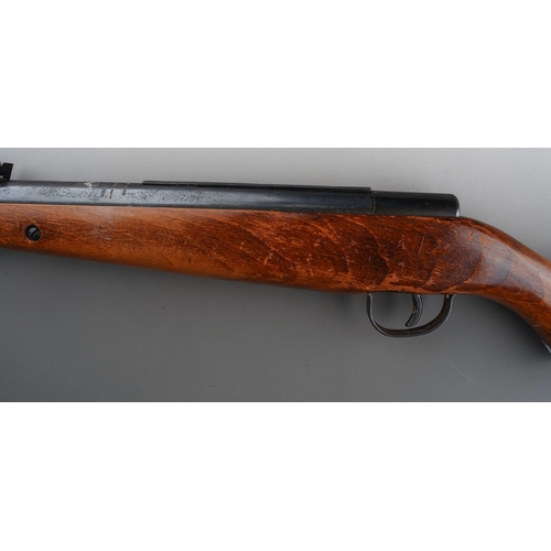 79 - A Webley and Scott Falcon .22 break barrel air rifle, no visible serial no., overall length 105cm pu... 