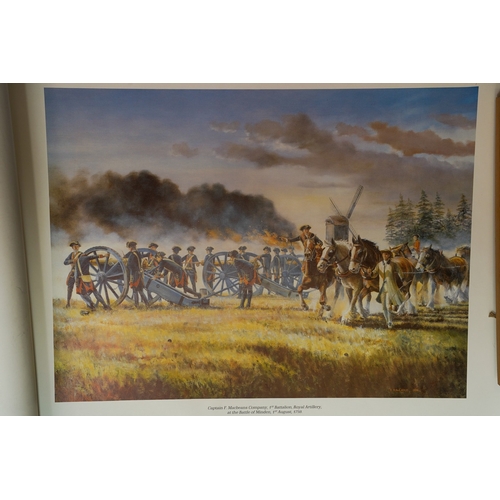 98 - A large quantity of framed and unframed prints and photographs all featuring the Royal Artillery. On... 