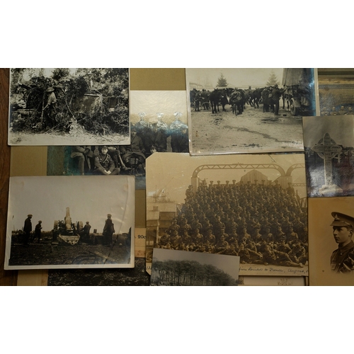 100 - WW1 British Royal Artillery Photographs to include press release photos, portrait photos, group unit... 