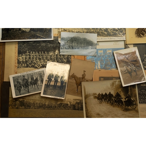 100 - WW1 British Royal Artillery Photographs to include press release photos, portrait photos, group unit... 