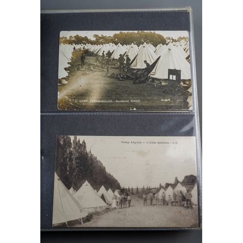 152 - A collection of WW1 British Postcards, mixture of cartoon images including 