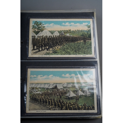 152 - A collection of WW1 British Postcards, mixture of cartoon images including 