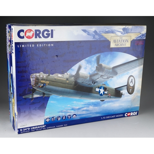 192 - A boxed Corgi limited edition AA34017 The Aviation Archive B-24 D Liberator 