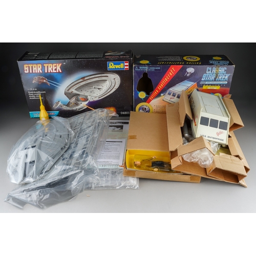 193 - Two boxed Star Trek models, comprising a Playmates 30th Anniversary Edition Galileo Shuttlecraft and... 