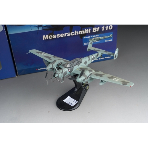 202 - A boxed Hobbymaster 1:48 scale die-cast display HA7801 Spitfire Mk.1 