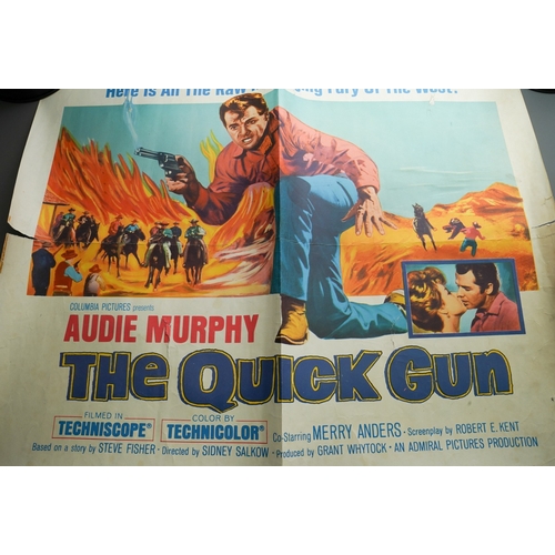 215 - Cinema Interest - Western film interest, comprising four 1950's insert posters for 