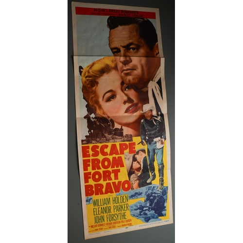 215 - Cinema Interest - Western film interest, comprising four 1950's insert posters for 