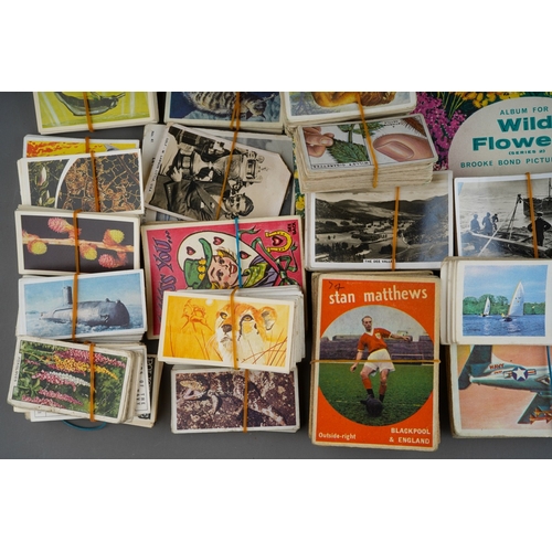 229 - A collection of vintage cigarette cards to include: Senior Service Topographical and Boating; Gallag... 