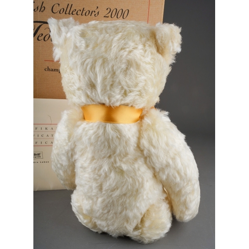 458 - A Steiff British Collector's Teddy Bear 2000, Champagne, limited edition 3707 of 4,000, button and w... 