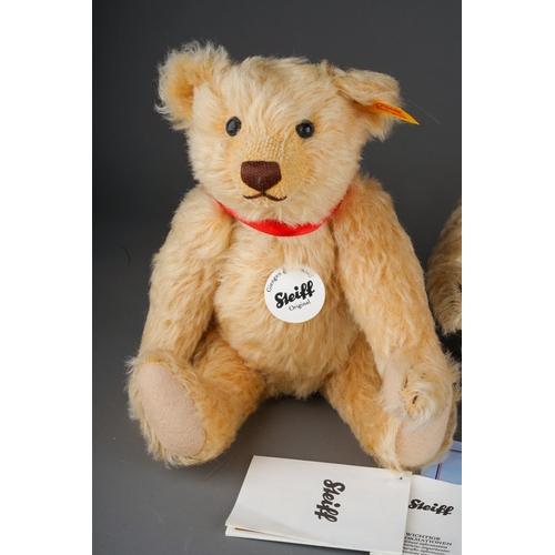 460 - Three Steiff Collector Bears to include: 
1. Liverpool Football Club Bear, with medallion, button an... 