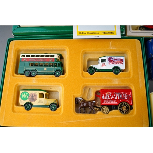 469 - Assorted mainly die-cast model cars to include: 5 x Lledo vintage Walkers Crisps vintage vans and a ... 