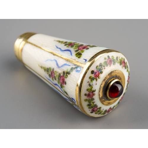 731 - An early 20th century parasol handle, within a fitted case retailed by Asprey, London. The handle wi... 