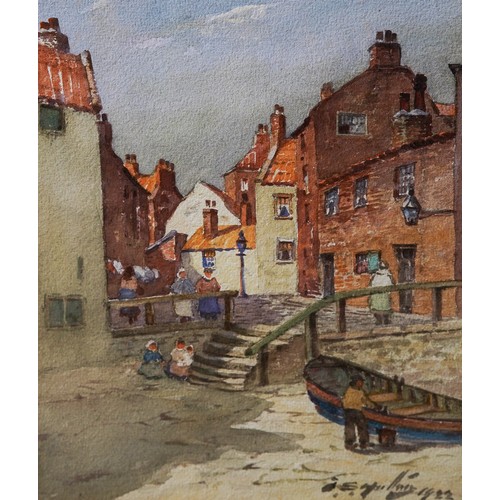 926 - Thomas Swift Hutton (British, early 20th Century) 
Tate Hill Whitby
watercolour, 23 x 19cm
signed an... 