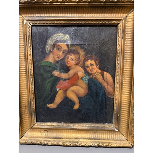 945 - 18th Century School copy of Raphael's Madonna della Sedia
Mother and Child (Mary and Infant Jesus)
o... 