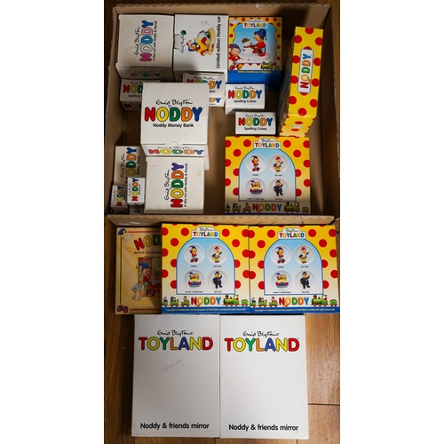 988 - A collection of Noddy collectables, including a quantity of Elgate boxed resin 