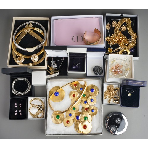 798A - Large collection of designer costume jewellery to include Pandora necklace, Christian Dior necklaces... 