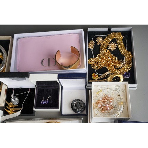 798A - Large collection of designer costume jewellery to include Pandora necklace, Christian Dior necklaces... 