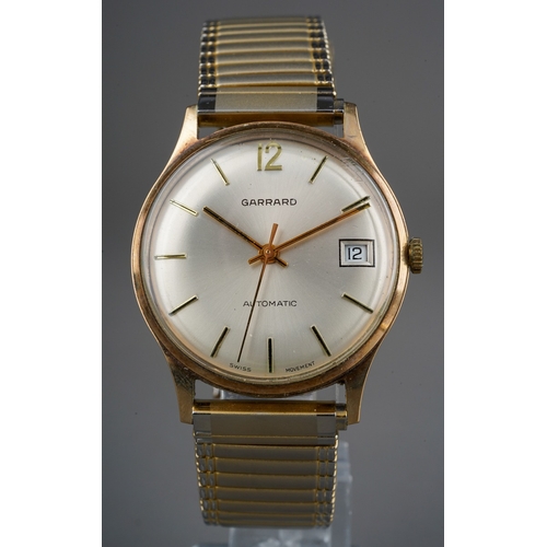 703 - Gerrards 9 ct gold  men's automatic wrist watch, inscribed to back