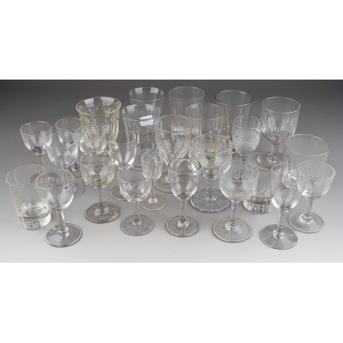 737 - Assorted glassware including beer, wine etc (1 large box)