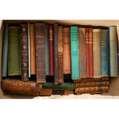 749 - Assorted 19th and 20th Century books including; The Penny Magazine 1832; Judy 1885; The Windsor Diar... 