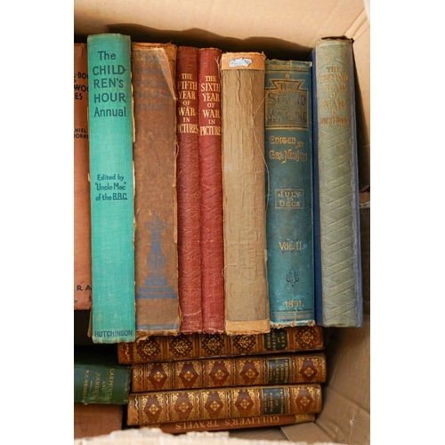 749 - Assorted 19th and 20th Century books including; The Penny Magazine 1832; Judy 1885; The Windsor Diar... 