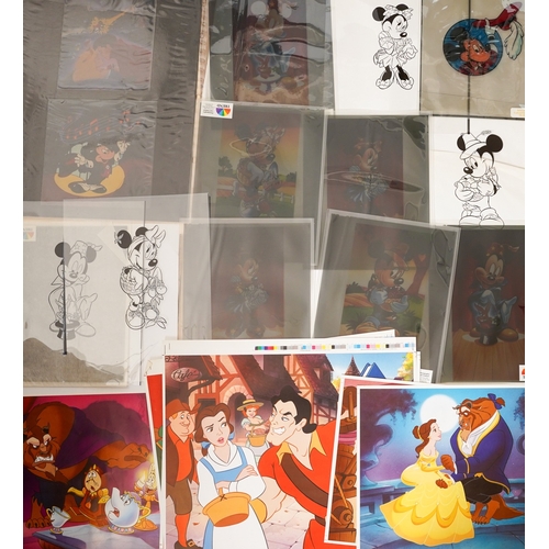 764 - Disney/advertising interest. An original framed acetate drawing and background of King Louis from Ju... 