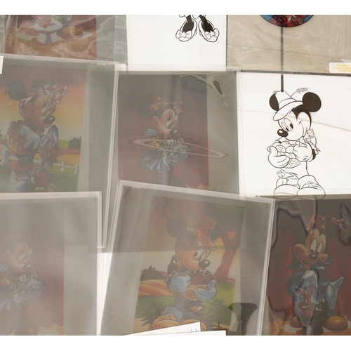 764 - Disney/advertising interest. An original framed acetate drawing and background of King Louis from Ju... 