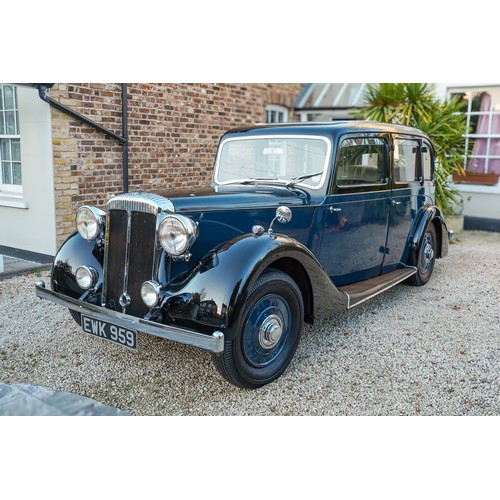 2000 - 1937 Daimler EL24 Light Limousine in blue/black, car chassis number 4053 with all associated paperwo... 