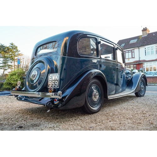 2000 - 1937 Daimler EL24 Light Limousine in blue/black, car chassis number 4053 with all associated paperwo... 