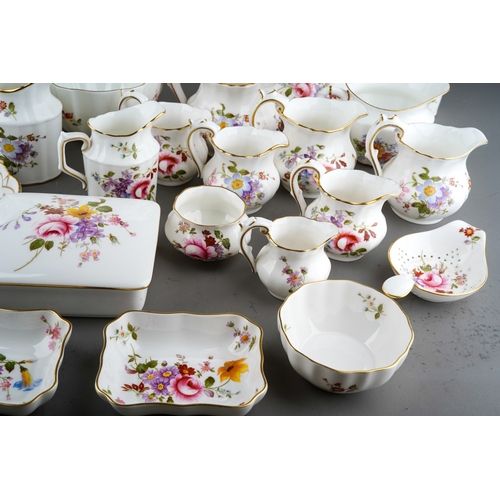 37 - Collection of Royal Crown Derby Posies pattern tea and dinner wares to include 9 large dinner plates... 