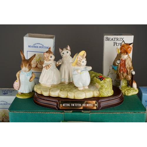 56 - The World of Beatrix Potter: a boxed Beswick 1999 Collectors tableau 