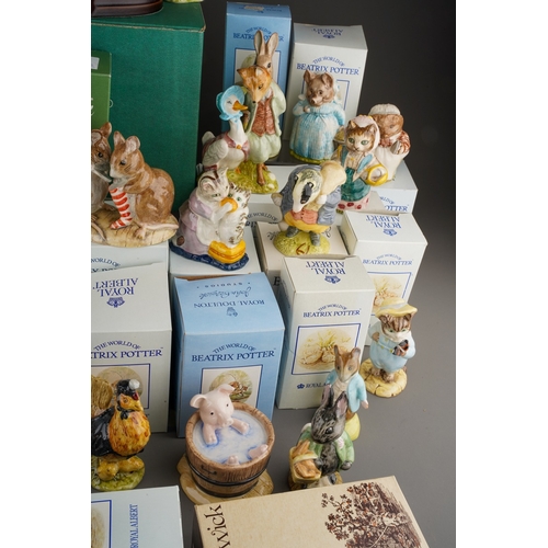 56 - The World of Beatrix Potter: a boxed Beswick 1999 Collectors tableau 