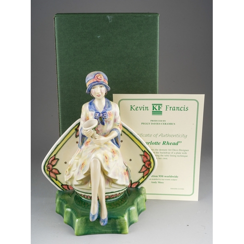 80 - A Kevin Francis model of Charlotte Rhead, limited edition 479\950, boxed with certificate (1)