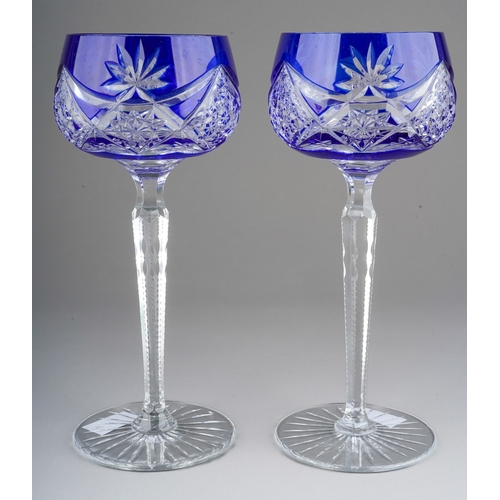 137 - Two Val St Lambert glasses (featured in 1908 catalogue)