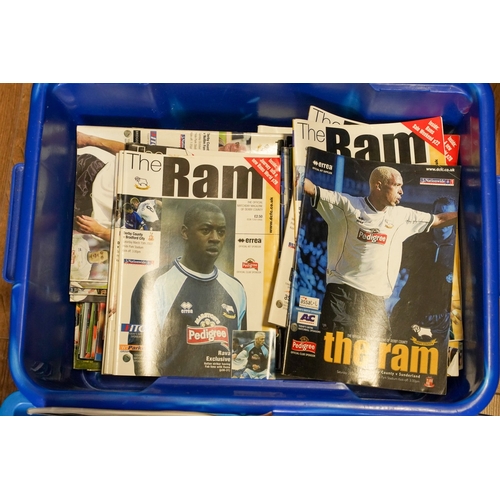 237 - A collection of vintage and 2000s Football Programmes \ Official Matchday magazines, the three boxes... 