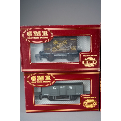 275 - 6 x Airfix Great Model Railways Wagons to include Shell Petrol, GWR Door to Door, Devizes Sand Compa... 