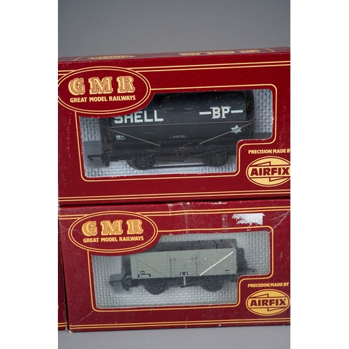 275 - 6 x Airfix Great Model Railways Wagons to include Shell Petrol, GWR Door to Door, Devizes Sand Compa... 