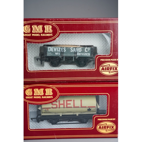 275 - 6 x Airfix Great Model Railways Wagons to include Shell Petrol, GWR Door to Door, Devizes Sand Compa... 