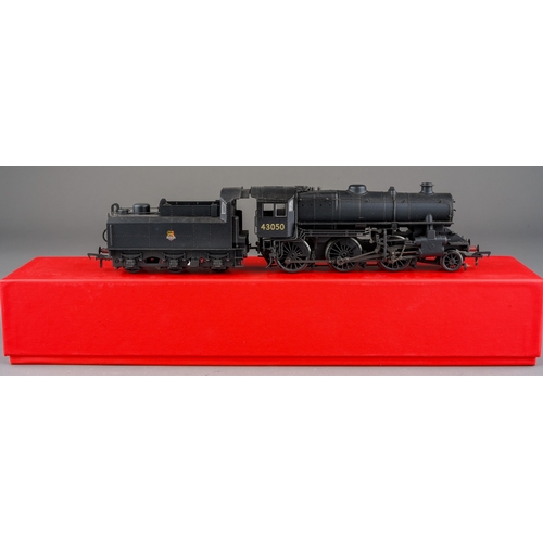 276 - Bachmann 32-575K, class 4MT Ivatt, 43050, black, early crest, weathered