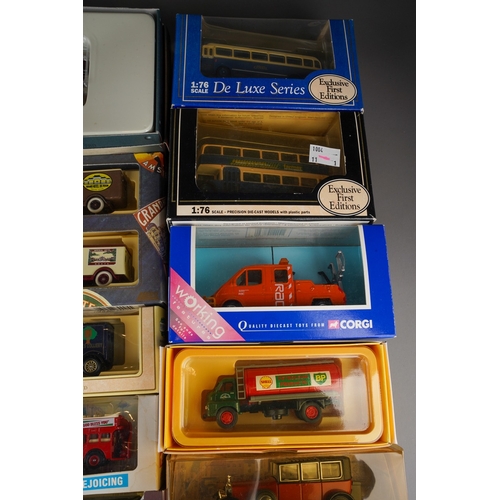 281 - A box of mostly boxed Corgi Lledo and other diecast vehicles, including 80103 limited edition Fowler... 