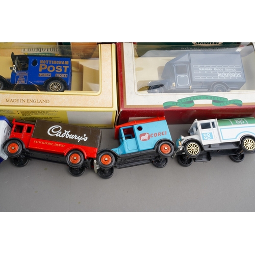 281 - A box of mostly boxed Corgi Lledo and other diecast vehicles, including 80103 limited edition Fowler... 