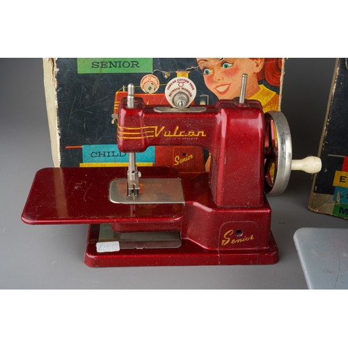 282 - Two boxed Vulcan Child's sewing machines, comprising a Classic 