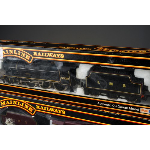 359 - Palitoy Mainline Railways 2 x 00 Gauge to include Parallel Boiler Scot LMSR Crimson 'Old Contemptibl... 