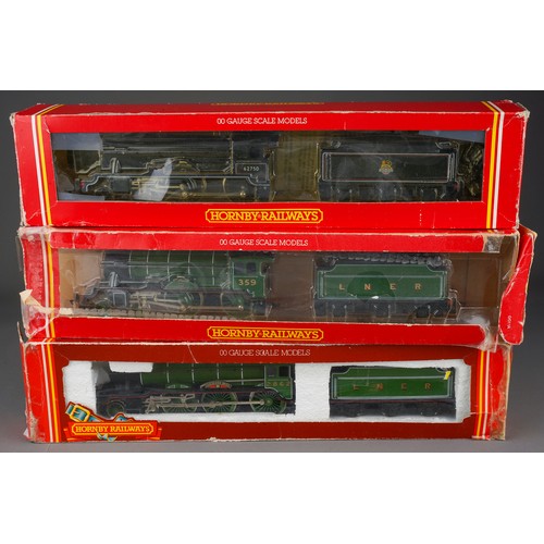 360 - Hornby 00 Gauge Locomotives x 3 to include R.053 LNER Class B17 Loco 'Manchester United', R.859 LNER... 