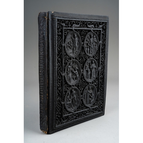 420 - PAPIER MACHE Book BINDING:  The Miracle of our Lord, colour printed, Longman, 1848