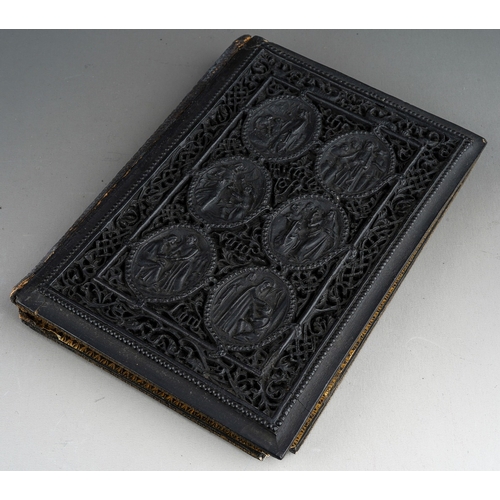 420 - PAPIER MACHE Book BINDING:  The Miracle of our Lord, colour printed, Longman, 1848