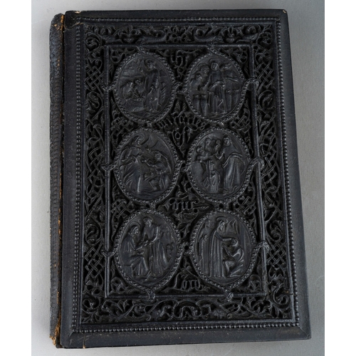 420 - PAPIER MACHE Book BINDING:  The Miracle of our Lord, colour printed, Longman, 1848