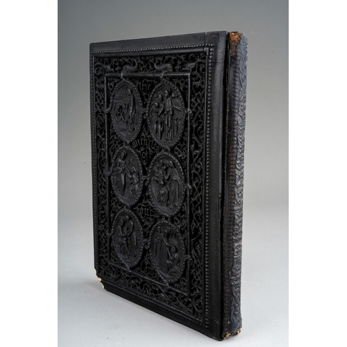 420 - PAPIER MACHE Book BINDING:  The Miracle of our Lord, colour printed, Longman, 1848